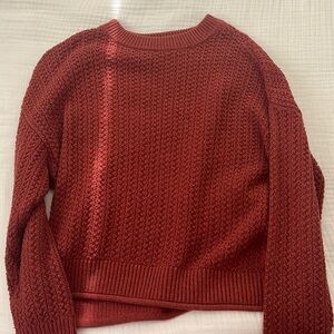 Burnt Orange/Red Universal Thread Chunky Knit Sweater. Size Medium.